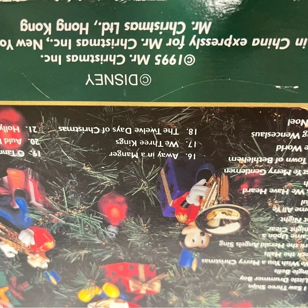 Mickey's Brass Band Figurines with Sound Box
